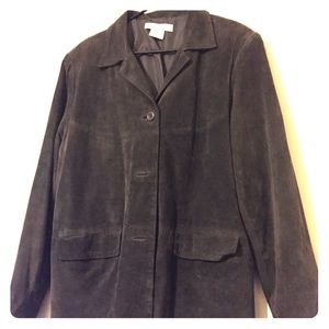 Suede jacket size large